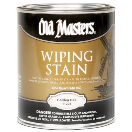 Old Masters 11204 1 Quart Golden Oak Wiping Stain OL311272